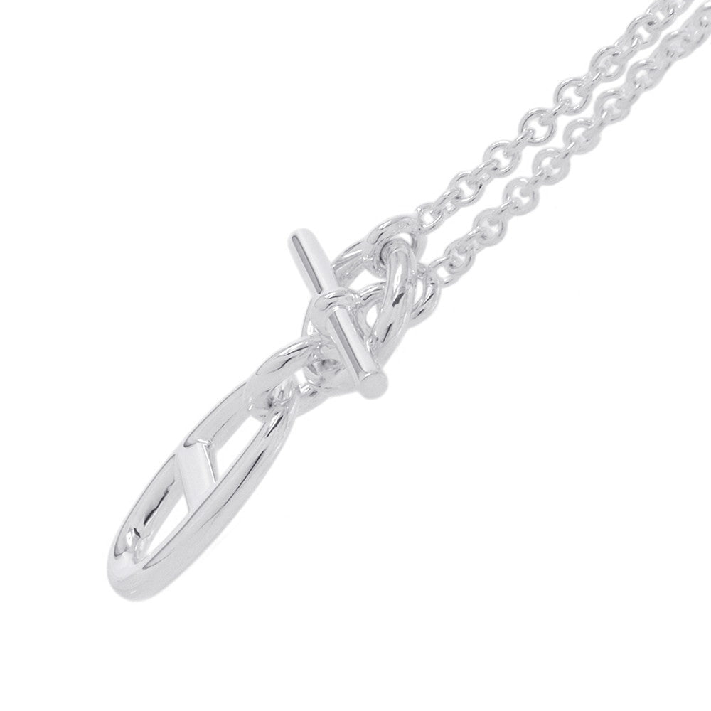 HERMES Chaine d'Ancre Amulette Necklace SV925