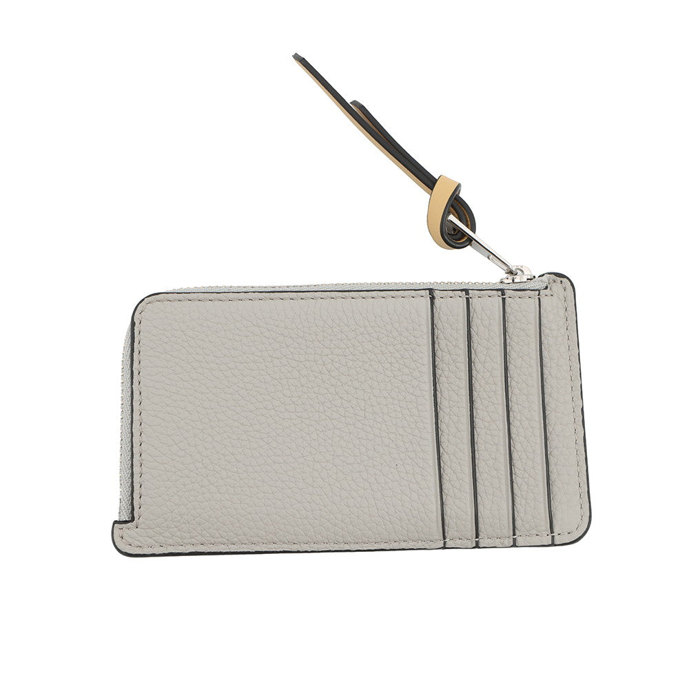 LOEWE Coin purse coin card holder Shell Gray/EucalyptusC660Z40X07 5666 Soft grain calf