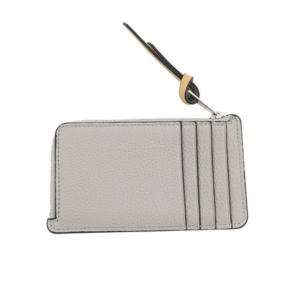 LOEWE Coin purse coin card holder Shell Gray/EucalyptusC660Z40X07 5666 Soft grain calf