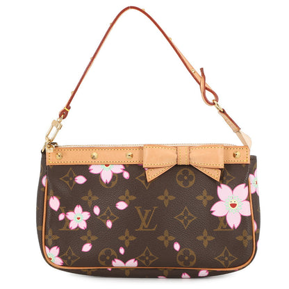 LOUIS VUITTON Pochette Accessoires BrownM92006 Monogram Cherry Blossom
