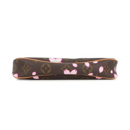 LOUIS VUITTON Pochette Accessoires BrownM92006 Monogram Cherry Blossom