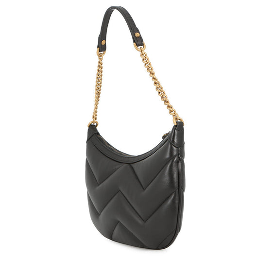 GUCCI GG Marmont ChainShoulder Bag Black777263 Leather Size Small