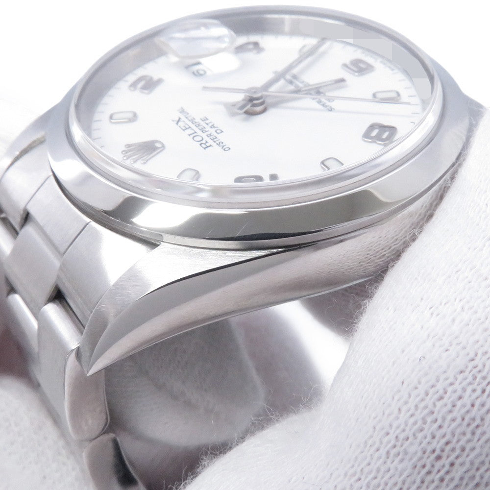ROLEX Oyster Perpetual Date W34mm Stainless Steel White Dial15200