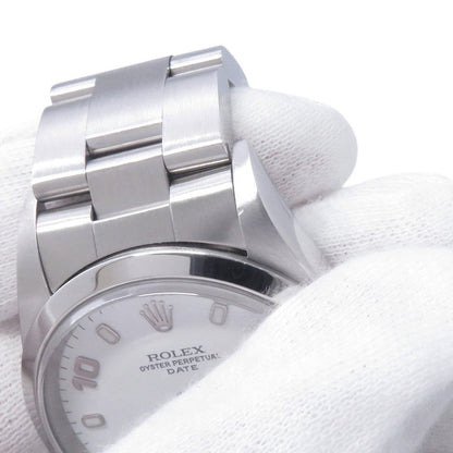 ROLEX Oyster Perpetual Date W34mm Stainless Steel White Dial15200