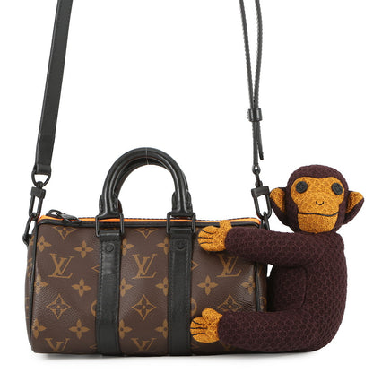 LOUIS VUITTON LV Friend Monkey Keepall BrownM80118 Monogram Size XS