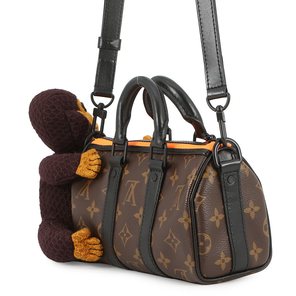 LOUIS VUITTON LV Friend Monkey Keepall BrownM80118 Monogram Size XS