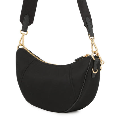 PRADA Re-Nylon Demi-Lune Shoulder Bag Black1BH222_R064_F0002_V_NOO Nylon