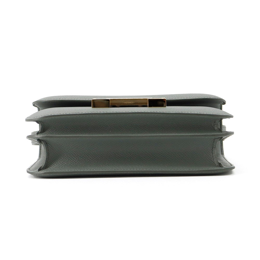 HERMES Constance3 Miroir Vert Amand Epsom Size Mini