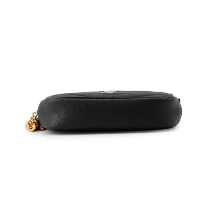 SAINT LAURENT PARIS Lou ChainShoulder Bag Black618057 Leather Size Mini