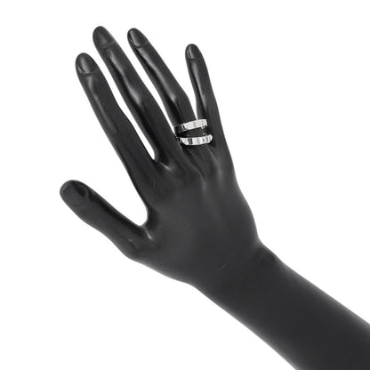 HERMES Clou de H Double Round Ring Size 51/#11 SV925