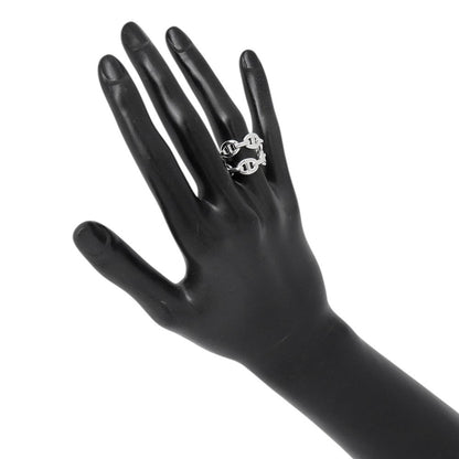 HERMES Chaine d'Ancre Double Row Ring Size 51/#11H122608B 00046 SV925