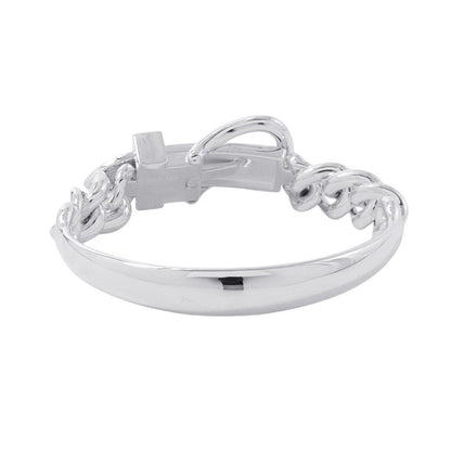 HERMES BoucleSellier Inflexible Bracelet Size GM/15 SV925