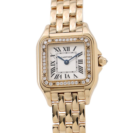 CARTIER PANTHERE de Cartier SM H30mm×W22mm 18K Yellow Gold White DialWJPN0015