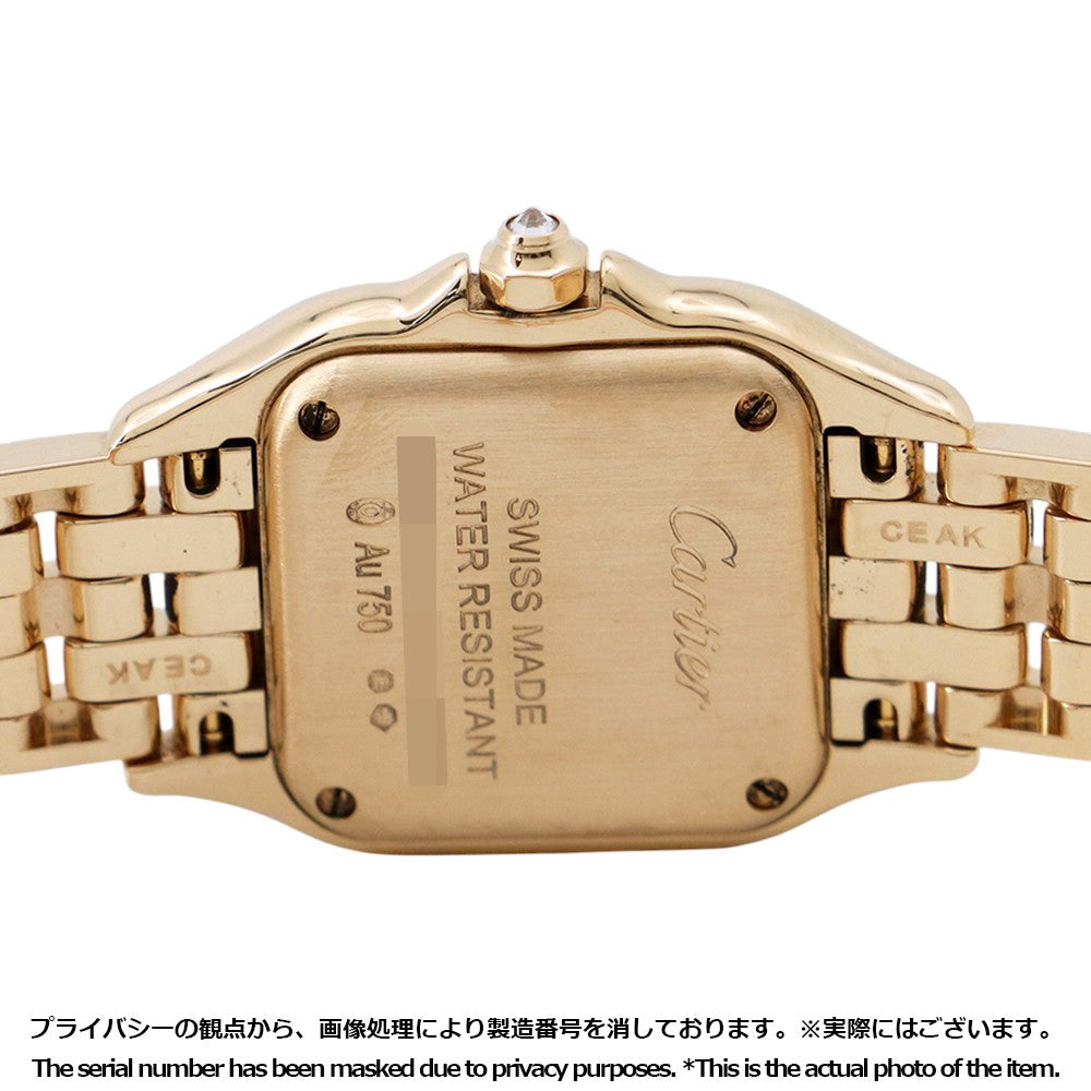 CARTIER PANTHERE de Cartier SM H30mm×W22mm 18K Yellow Gold White DialWJPN0015
