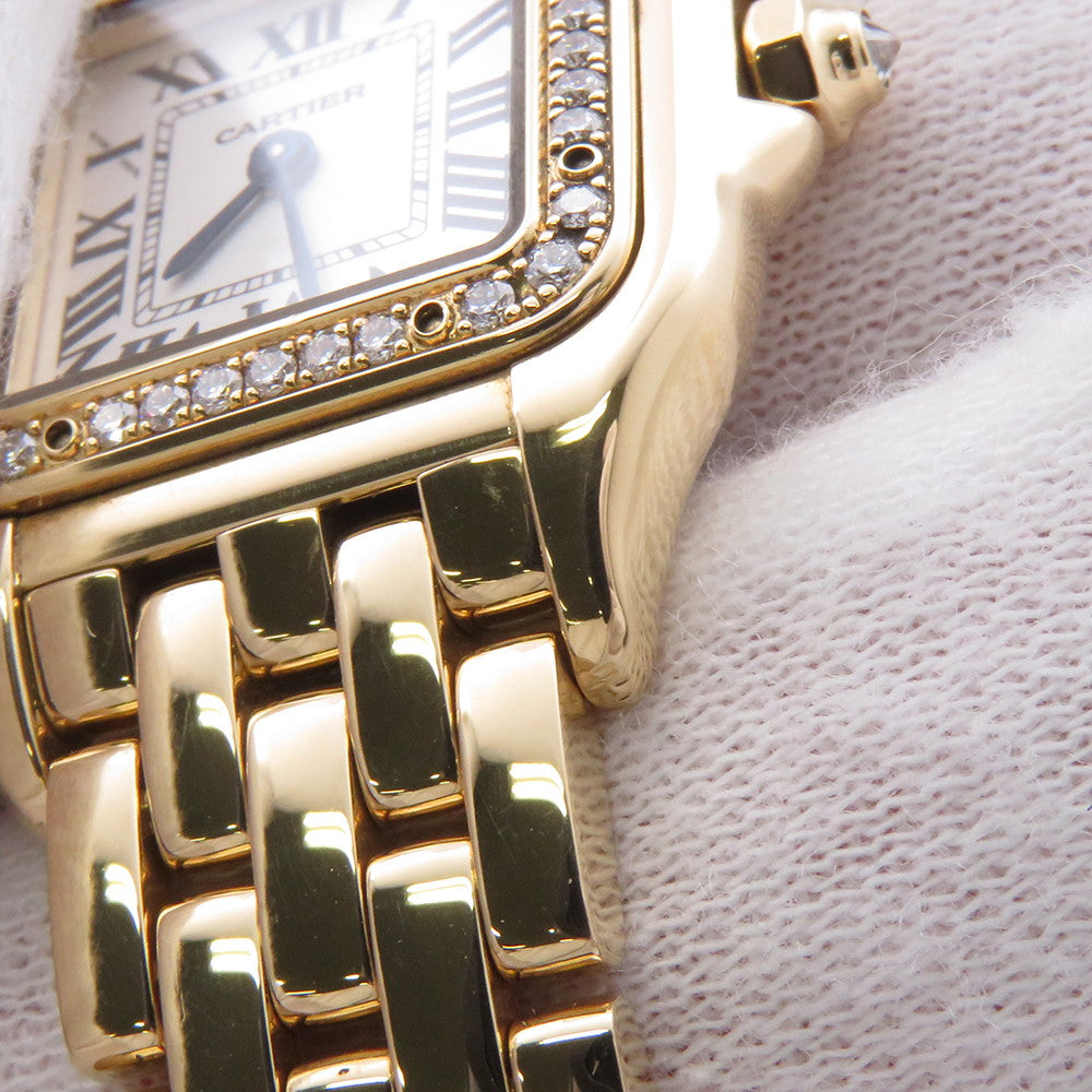 CARTIER PANTHERE de Cartier SM H30mm×W22mm 18K Yellow Gold White DialWJPN0015
