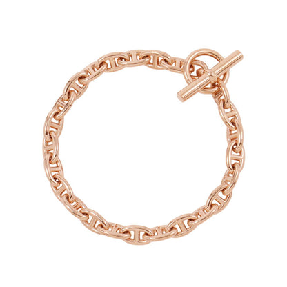 HERMES Chaine d'Ancre Bracelet 24 frames Size TPM 18K Pink Gold