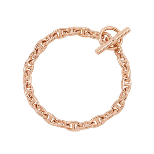 HERMES Chaine d'Ancre Bracelet 24 frames Size TPM 18K Pink Gold