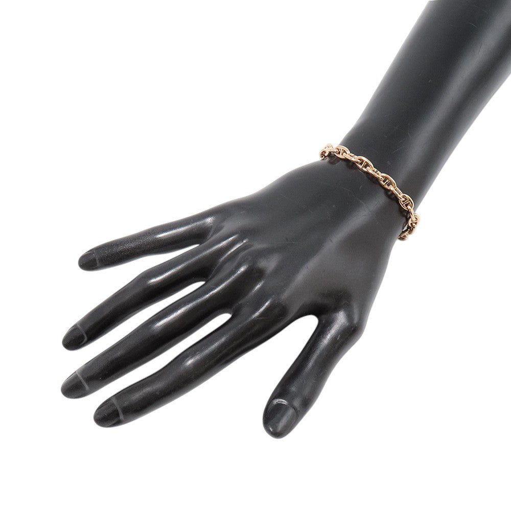 HERMES Chaine d'Ancre Bracelet 24 frames Size TPM 18K Pink Gold