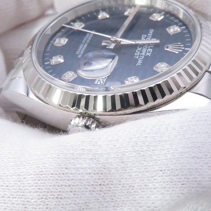 ROLEX Datejust W36mm Stainless Steel Blue fluted Dial126234G