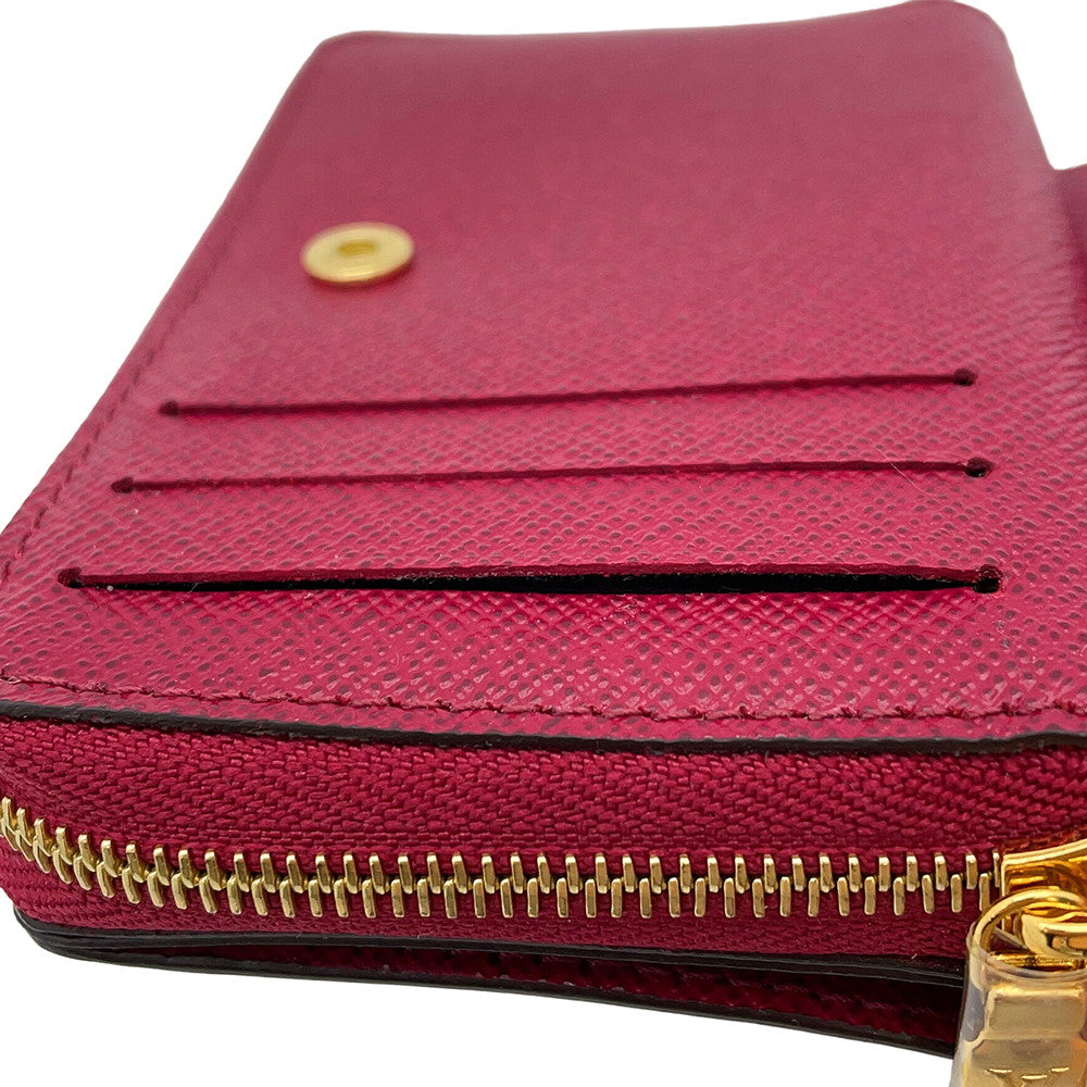 LOUIS VUITTON Portefeuille Lou FuchsiaM82377 Monogram