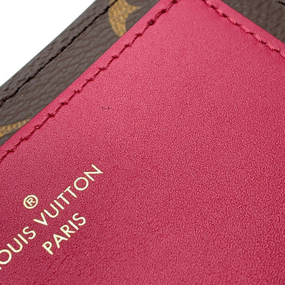LOUIS VUITTON Portefeuille Lou FuchsiaM82377 Monogram