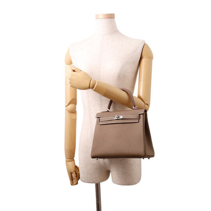 HERMES Kelly Retourne Etoupe Togo Leather Size 25