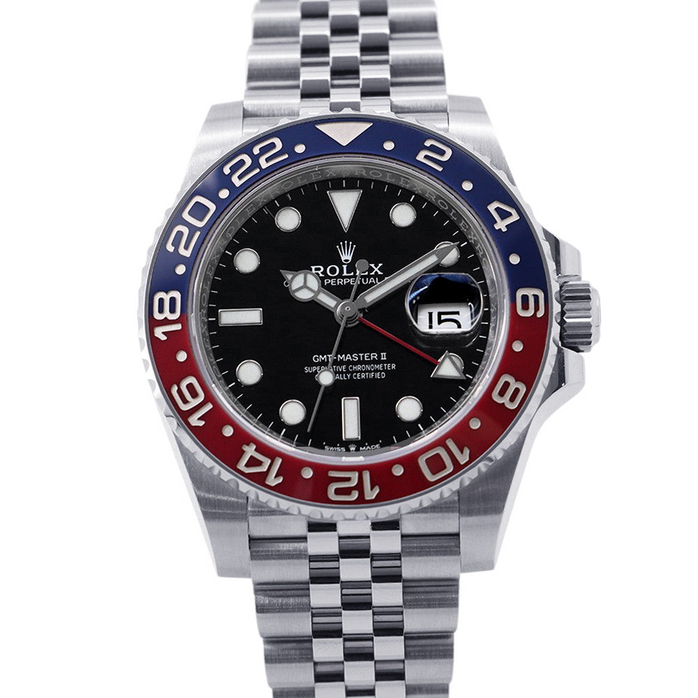 ROLEX GMT Master II W40mm Stainless Steel Black Dial126710BLRO