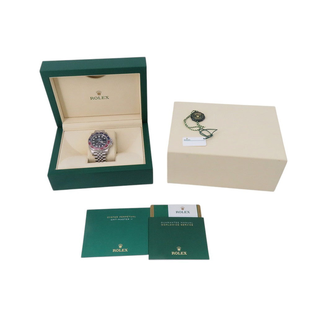 ROLEX GMT Master II W40mm Stainless Steel Black Dial126710BLRO