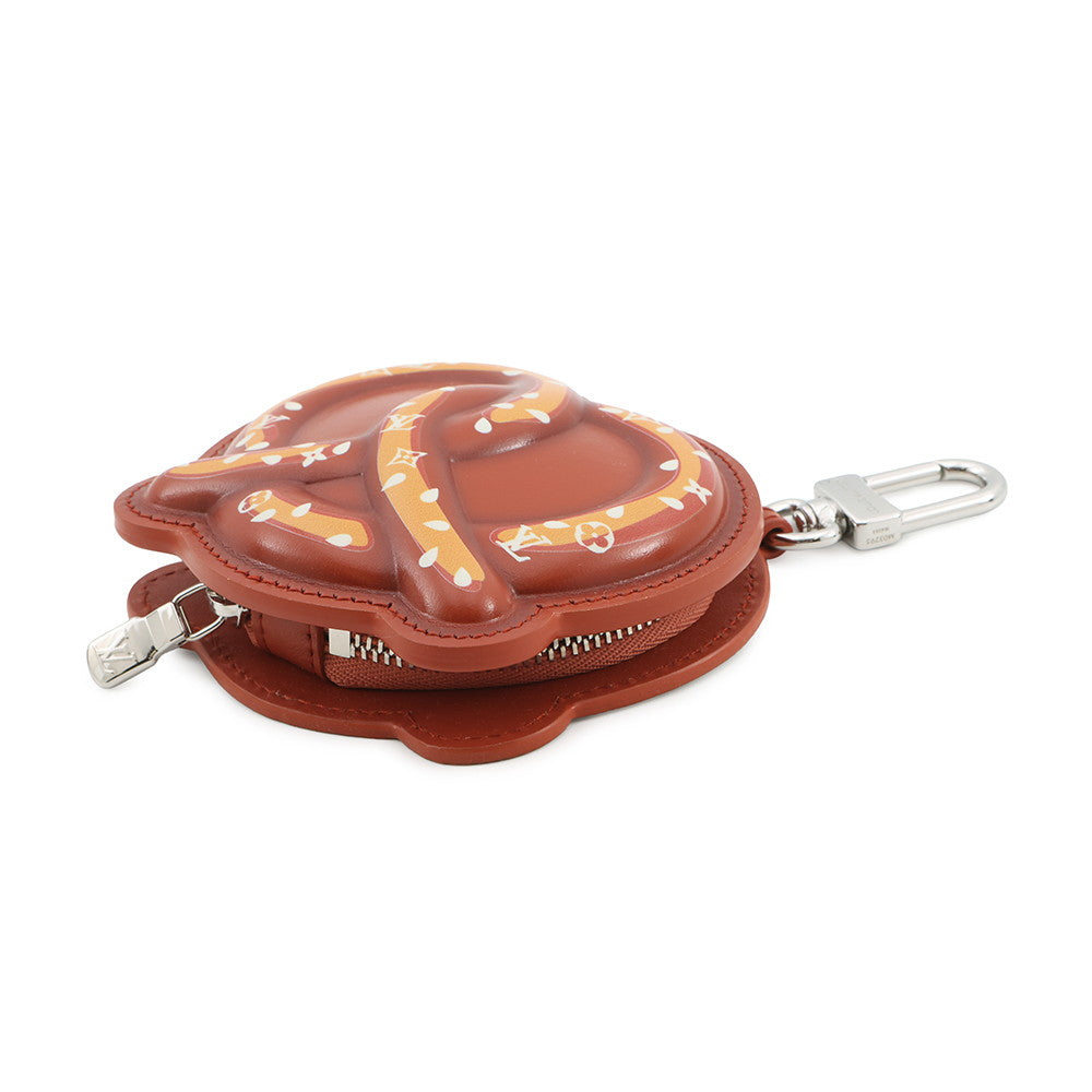 LOUIS VUITTON Bag Charm - LV Pretzel Brown/YellowM03295 Leather Monogram