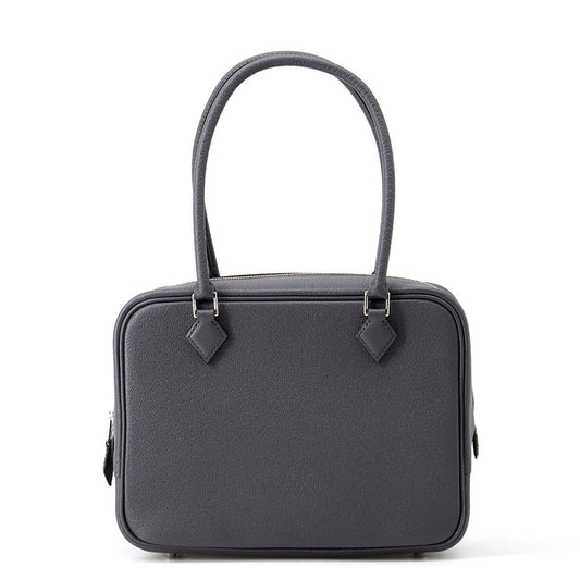HERMES Plume Ardoise Chevre Myzore Goatskin Size Mini