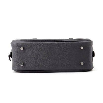 HERMES Plume Ardoise Chevre Myzore Goatskin Size Mini