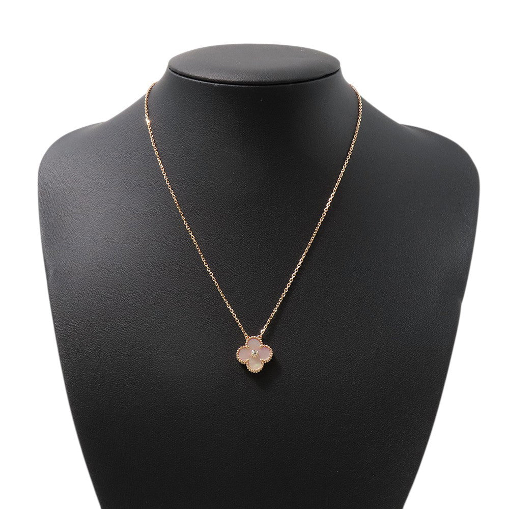 Van Cleef & Arpels Vintage Alhambra Necklace 2025 Holiday CollectionVCARPMOP00 18K Pink Gold