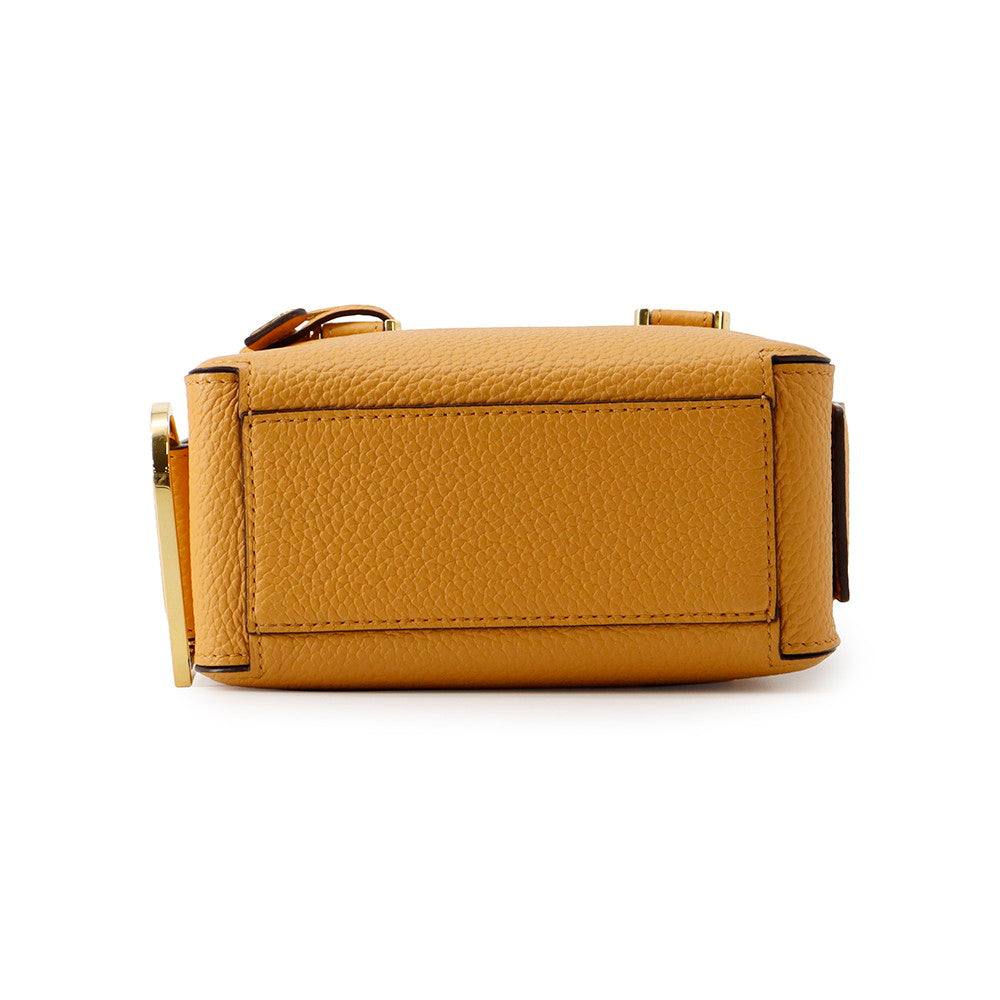 Delvaux Cool box Honey YellowAA0567AQY0AZCDO TaurillonSoft Leather Size Nano