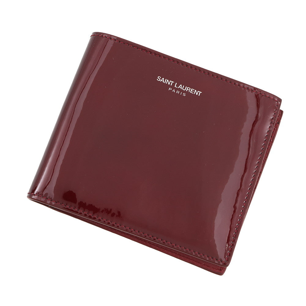 SAINT LAURENT PARIS East / West Wallet Bordeaux396307AAEJ16947 Patent Leather