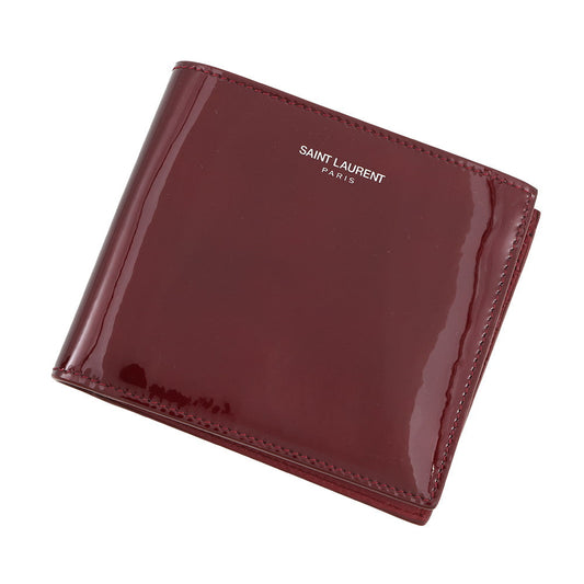SAINT LAURENT PARIS East / West Wallet Bordeaux396307AAEJ16947 Patent Leather