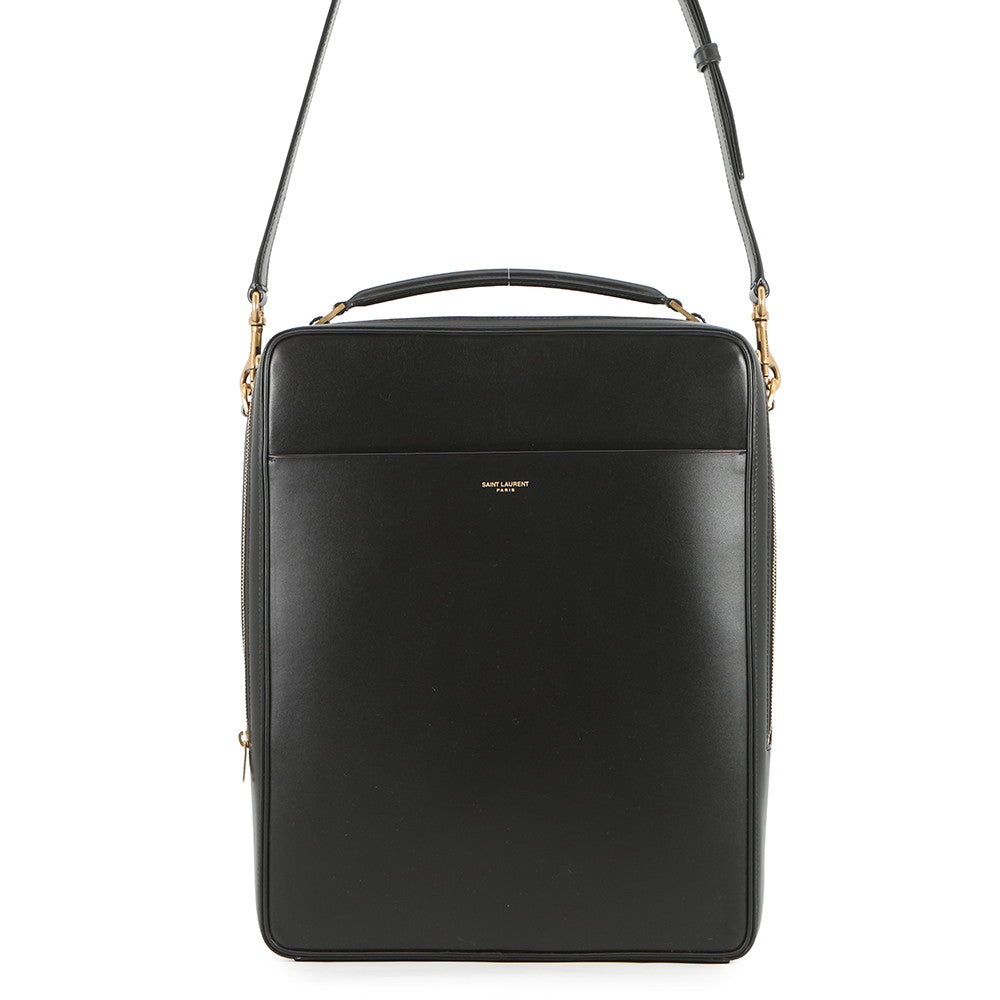 SAINT LAURENT PARIS Daily Case 2-Way Shoulder Bag Black8212662R20W1000 Leather