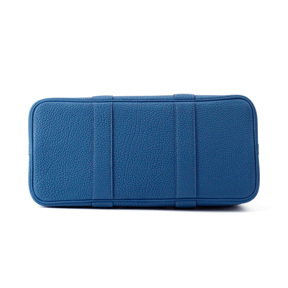HERMES Garden Party Blue Wooturmail Negonda Leather Size TPM