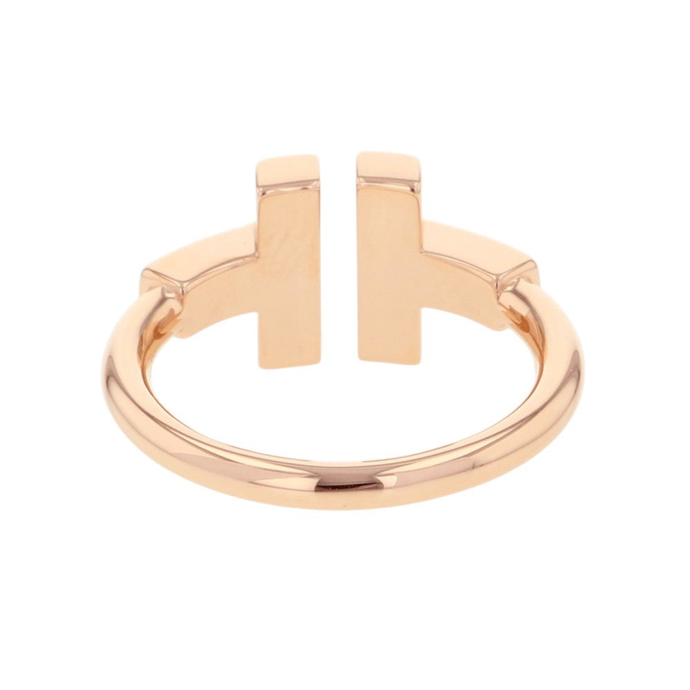 TIFFANY&Co. T wire ring Size Approximately No. 764027239 18K Pink Gold