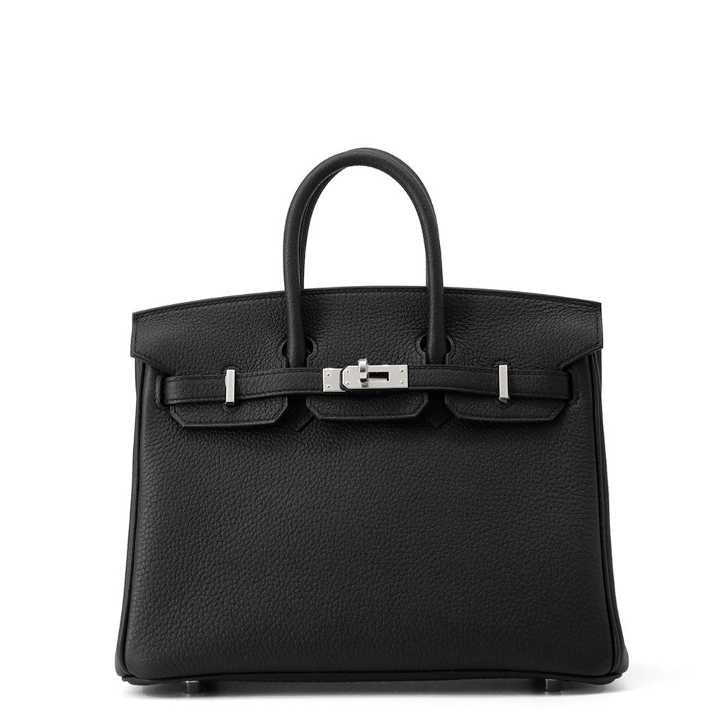 HERMES Birkin Black Togo Leather Size 25