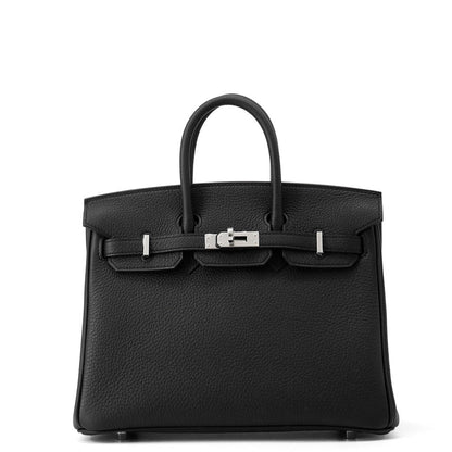 HERMES Birkin Black Togo Leather Size 25