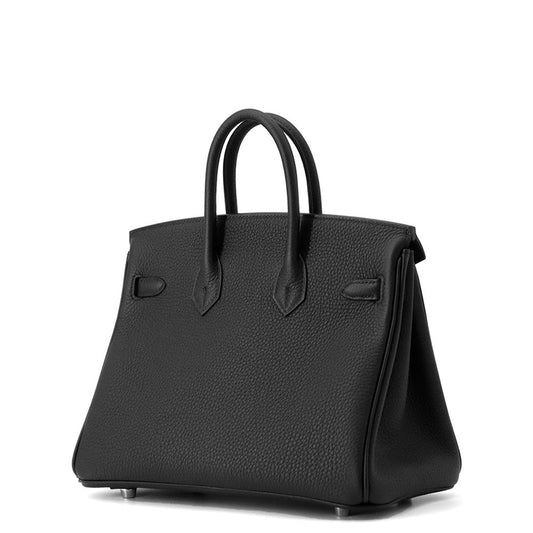 HERMES Birkin Black Togo Leather Size 25