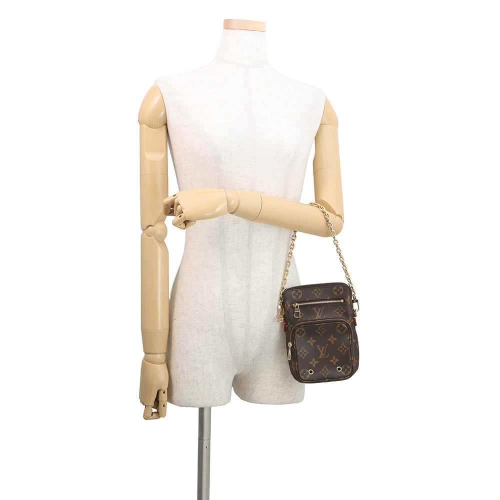 LOUIS VUITTON Utility/Crossbody BrownM80746 Monogram