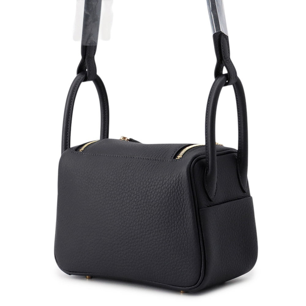 HERMES Lindy Caban Taurillon Clemence Size Mini