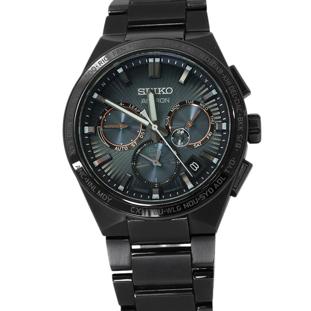 SEIKO Astron Nextar 2023 Limited Edition GPS Version - Limited to 1200 units W43.1mm TI Ceramic Dark Green DialSBXC127