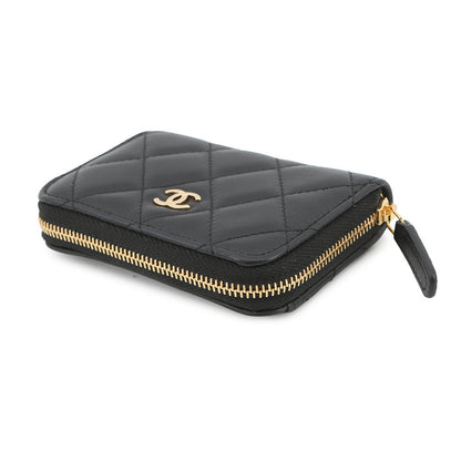 CHANEL Classic zip coin purse BlackAP0216 Lambskin