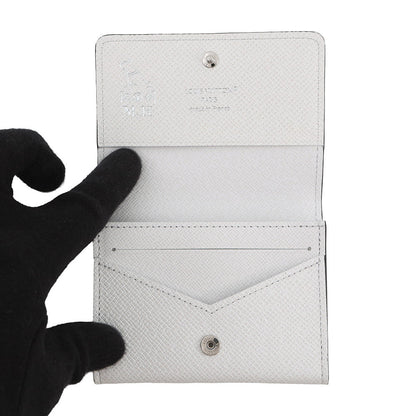 LOUIS VUITTON Card Case Buisiness Card Holder Optic WhiteM14130 Monogram/Taigarama