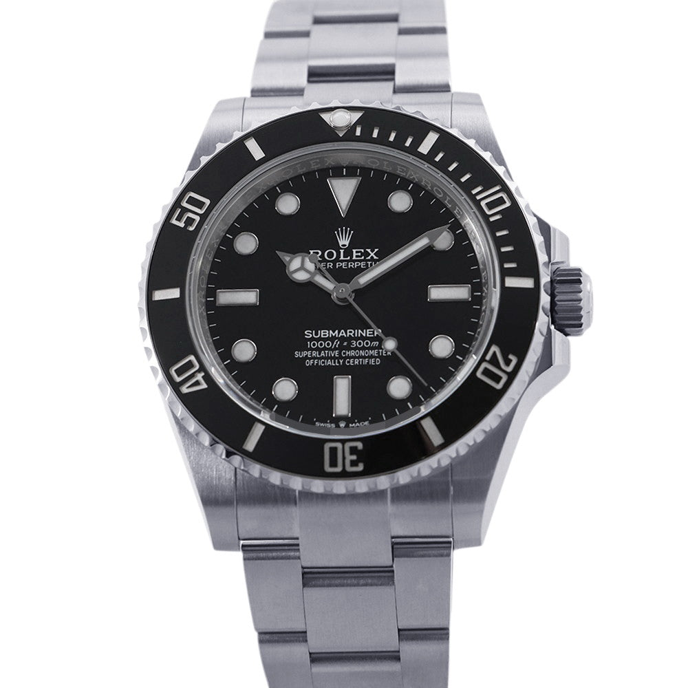 ROLEX Submariner No-Date W41mm Stainless Steel Black Dial124060
