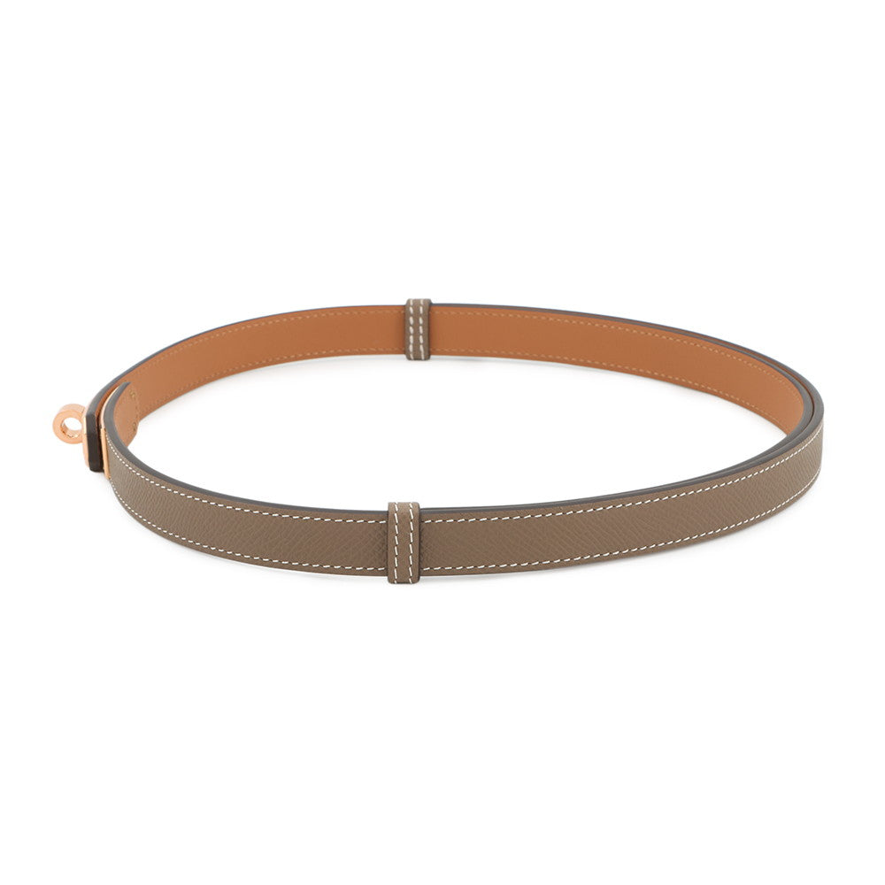 HERMES Kelly belt Etoupe Epsom