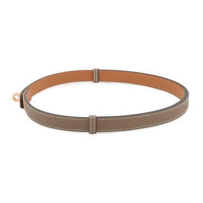 HERMES Kelly belt Etoupe Epsom