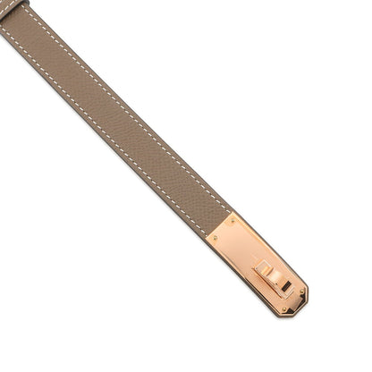 HERMES Kelly belt Etoupe Epsom